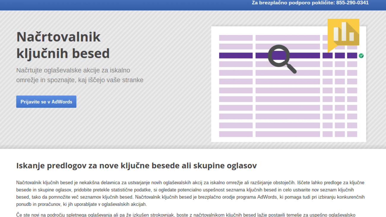 Google Keyword Planner