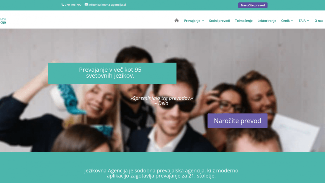 analiza spletne strani