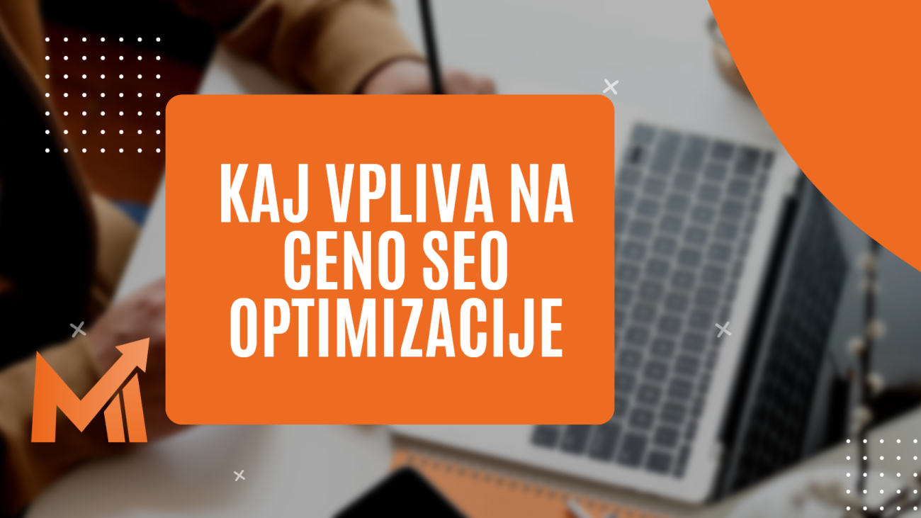 KAJ VPLIVA NA CENO SEO OPTIMIZACIJE